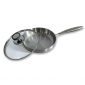 AISI 304 Stainless Steel Frying Pan, 24 cm, with Lid3