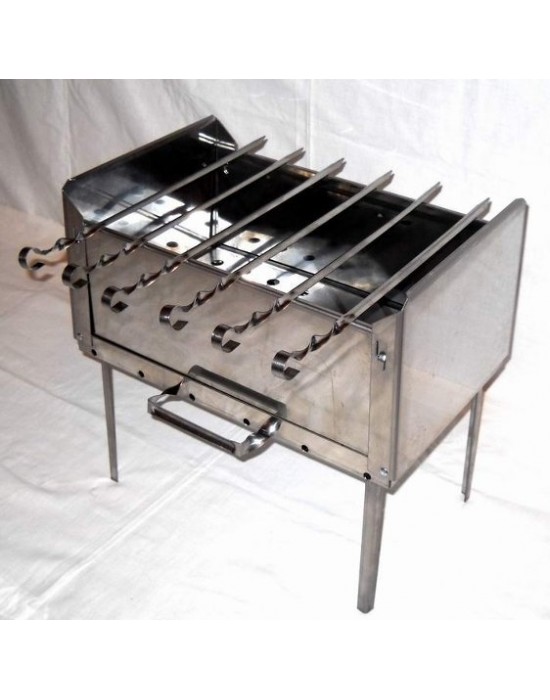 Stainless steel barbecue grill