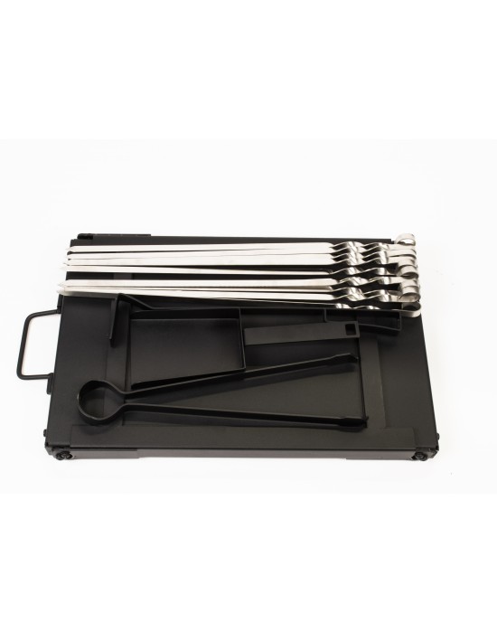 Foldable Grill + 12 Skewers