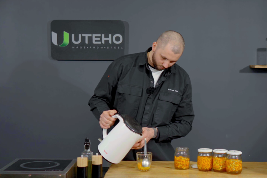 Готовый облепиховый чай