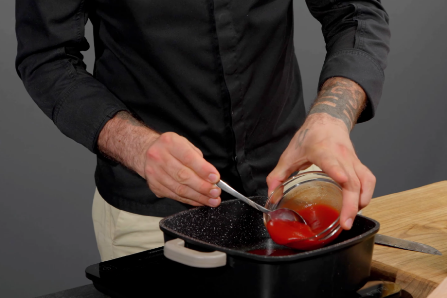 Preparing the marinade